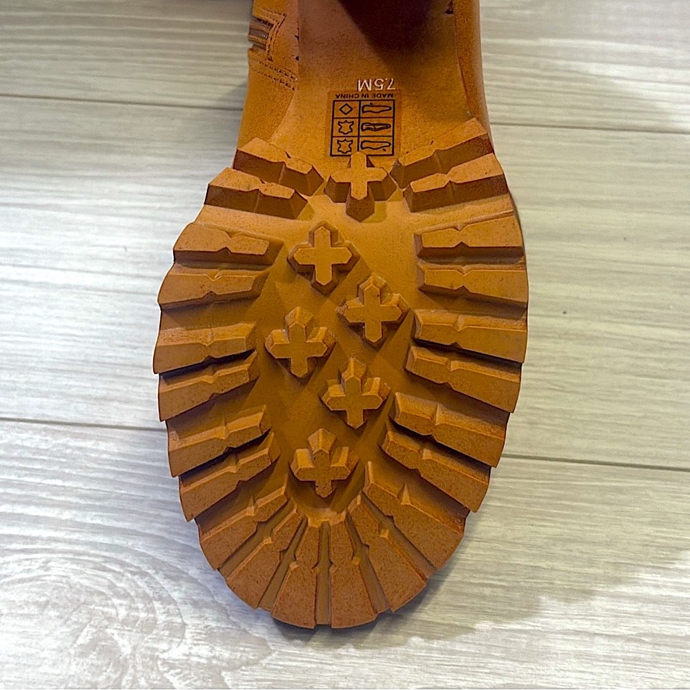 Jeffrey Campbell Tan Lace-Up Chunky Heel Boots - Picture 3 of 3